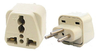 Universal Grounded Travel Plug Adapter For Switzerland (Type J) - Popularelectronics.com