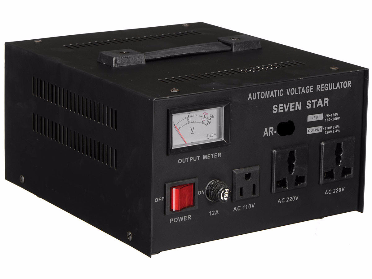 Seven Star AR-2000 2000 Watt Voltage Transformer Converter Regulator - Popularelectronics.com