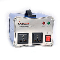 Thumbnail for LiteFuze convertingbox 1000 Watt Voltage Converter Transformer - Circuit Breaker - Lifetime Warranty - Popularelectronics.com