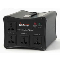 Thumbnail for LiteFuze convertingbox 2000 Watt Voltage Converter Transformer - Circuit Breaker - Lifetime Warranty - Popularelectronics.com