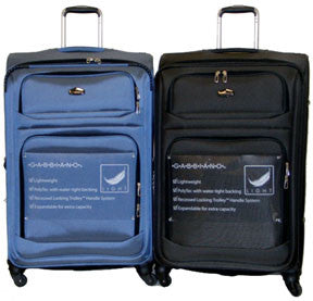 UpRight Light Weight 4 Wheeled Expandable with TSA Lock - 3pc Set - Popularelectronics.com