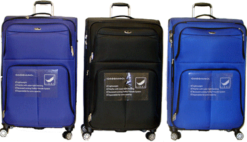UpRight Light Weight Spinner Expandable Luggage TSA Lock - 3pc Set - Popularelectronics.com