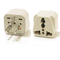 Thumbnail for Universal Grounded Travel Plug Adapter For Australia, China, Argentina, New Zealand (Type I) - Popularelectronics.com