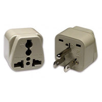 Thumbnail for Universal Grounded Travel Plug Adapter For America and Japan (Type B) - Popularelectronics.com